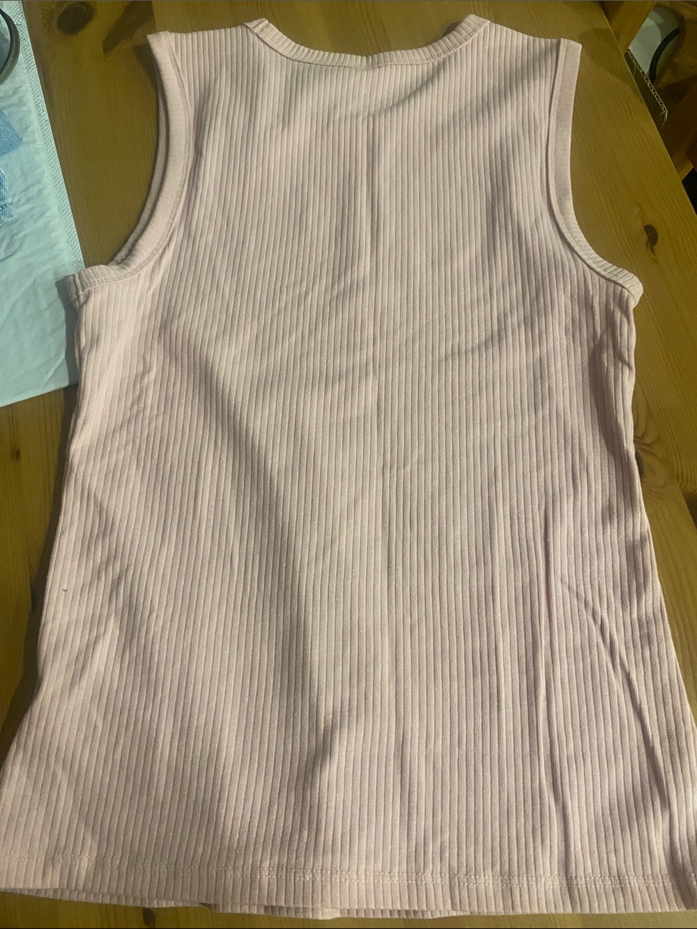 GAP Light Pink Ribbed Tank Top - Picture 3 of 3
